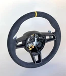 Oem Porsche GT3RS Pdk Steering Wheel Alcantara Compatible With 718/997/981/911. Fixed Price $827.00.