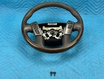 Nissan Titan Xd Steering Wheel W/ Switches & Wood Insert Black/brown:p 16-18 Oem. Fixed Price $395.00.