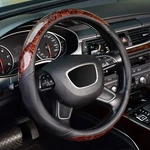 Kafeek Wood Grain Steering Wheel Cover, Standard Size 14.25"-15" Brown. Fixed Price $46.52.