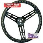 Longacre 52-56838, One Black Aluminum Steering Wheel 15IN Dished Drilled. Fixed Price $165.01.