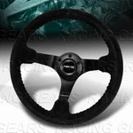 350MM Nrg RST-036MB-S-BK Black Preemium Suede Grip 3" Deep Dish Steering Wheel. Fixed Price $180.00.