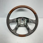 03-06 Cadillac Escalade Steering Wheel Leather Wood Grain Gray Oem Audio. Fixed Price $104.99.