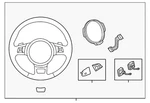 Genuine Audi Steering Wheel 4G0-419-091-BF-INY. Fixed Price $1376.47.