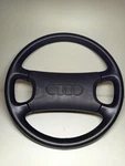 Audi Leather Steering Wheel Lenkrad V8 80 90 100 200 4000 5000 B2 B3 B4 S2 C3. Fixed Price $180.00.