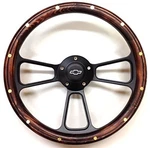 Wood Steering Wheel Full Black Billet Kit 1974 1994 Chevy C/k Series Pick-up. Fixed Price $238.88.