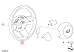 Genuine Mini Cooper One R50 Sports Steering Wheel Leather 32306770328. Fixed Price $875.35.
