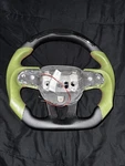 Vicrez Carbon Fiber Led Steering Wheel For 2015+ Dodge Charger Challenger. Fixed Price $800.00.