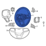 For Jeep Grand Cherokee 2022-2025 7UK163X7AB Steering Wheel. Fixed Price $505.82.