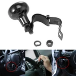 Car Steering Wheel Hand Control Booster Spinner Power Knob Ball Metal Black Uk. Fixed Price $10.17.