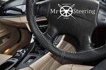 Daewoo Lanos 97+ Perforated Leather Steering Wheel Cover White Double Stitch. Fixed Price $44.81.
