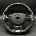 Real Carbon Fiber Steering Wheel For Lexus Isf IS200/250/300/350 W/cover 2014+. Fixed Price $499.99.