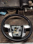 2009-2014 Ford F-150 Leather Steering Wheel Black & Wood Platinum. Fixed Price $249.99.