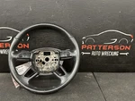 11-14 Audi A8 Black Leather Wrapped Steering Wheel. Fixed Price $135.00.