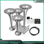 Scitoo 4 Trumpet Train Horn Kit For Truck Van Car Boat Electric Air 180DB. Fixed Price $129.65.