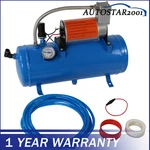 New 12V Air Compressor With 6 Liter Tank 150PSI Dcfor Train Horns Tires. Fixed Price $111.86.