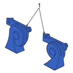 Ford Explorer 2002-2005 2W7Z13800BA Horn. Fixed Price $49.81.