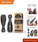 Compact 7.5" Stainless Steel Shoehorn Set - Perfect For Travel And Everyday Use. Fixed Price $12.59.