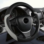 Ysfkj Leather Car Steering Wheel Cover Universal 15 Inch With Non-slip Gray. Fixed Price $25.40.