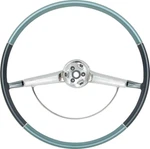 Oer Two-tone Blue Steering Wheel W/ Chrome Horn 1965-1966 Chevrolet Impala. Fixed Price $309.98.