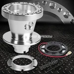 For 92-95 Civic Eg/integra DC2 Silver Aluminum Steering Wheel 6-HOLE Hub Adaptor. Fixed Price $20.30.