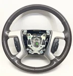 07-13 Escalade Denali Leather Heated Steering Wheel Woodgrain Cocoa Brown Oem. Fixed Price $155.05.