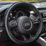 Haokay Heavy Duty Pure Cowhide Steering Wheel Cover, Genuine BLACK-1. Fixed Price $38.58.