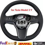 1490214-00-B Driver Heated Leather Steering Wheel Compatible For Tesla Model 3 Y. Fixed Price $210.00.