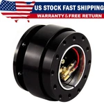 Universal Car Steering Wheel Quick Release Hub Adapter Snap Off Boss Kit Black. Fixed Price $20.50.