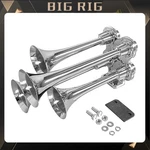 Quad Trumpet Air Kit Train Semi Truck Boat Rv Loud 150 Db 4 Horns. Fixed Price $46.76.