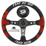 Track Ready Jdm Deep Dish Steering Wheel + Short Hub Adapter Kit For Honda Acura. Fixed Price $149.95.