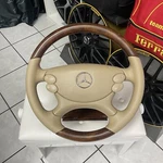 Mercedes-benz Wood Leather Steering Wheel Cls C219 Root Nut Matte H05 Buckskin 8K75 New. Fixed Price $1043.29.