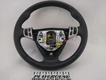 Saab 9-3 Leather Steering Wheel Black Fits 2004-2011 05 06 07 08 09. Fixed Price $89.92.