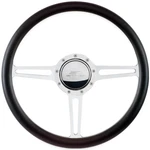 Billet Specialties 34137 - Split Spoke Half Wrap Steering Wheel Polished 15.5". Fixed Price $387.95.