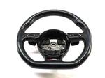 14-16 Audi S4 B8 8K 3 Spoke Flat Bottom Steering Wheel W/ Switches Paddles Black. Fixed Price $299.99.
