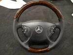Mercedes W211 Wood Steering Wheel E320 E500 Burled Walnut 03-06. Fixed Price $690.00.