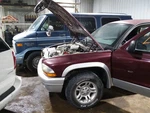 Driver Left Sun Visor Thru 2/21/03 Fits 00-03 Dakota 2128892. Fixed Price $40.00.