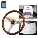 Italy Nardi Classic 360MM Steering Wheel Mahogany Wood Satin Spokes Alum. Fixed Price $469.95.