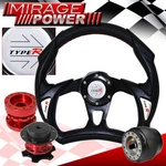 Battle Style Pvc Steering Wheel Red Quick Release Hub Extender For 89-05 Eclipse. Fixed Price $70.99.