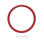 Billet Specialties 29005 14" Red Leather Half-wrap Ring. Fixed Price $93.38.