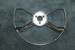 1942-52 Gm Chevy Butterfly Chrome Steering Wheel Horn P/n 757516 Oem. Fixed Price $140.00.