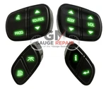 Gm Chevrolet Steering Wheel Controls Switches Buttons With Green Leds New 03-06. Fixed Price $125.00.