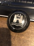 2GENUINE Oem Vw Wolfsburg Crest Emblem Horn Button Bug Beetle 1960-1971 Original. Fixed Price $24.95.
