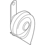 Genuine Bmw Horn, Low Pitch 61-33-7-191-719 New. Fixed Price $56.21.