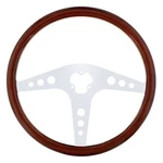 18 Real Wood Steering Wheel Rim "gt" With 3 Chrome Spokes. Fixed Price $171.65.