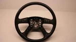 2003-04 Chevy Avalanche 1500 Black Leatherette Steering Wheel Used Oem. Fixed Price $132.38.