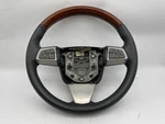 2008 Cadillac Sts Steering Wheel Wood Grain Black Leather Oem 25856932. Fixed Price $84.99.