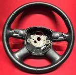 2007 - 2012 Audi A4 S4 Black Leather Standard Spoke Steering Wheel W/ Cruise. Fixed Price $94.99.