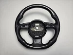 2015 - 2016 Audi A3 Flat Bottom Carbon Fiber Leather Steering Wheel 8K0419091BM. Fixed Price $399.99.