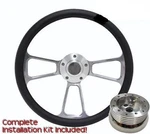 Billet Steering Wheel 1970 To 1987 Mopar Dodge Plymouth 14" Best Seller! Kit. Fixed Price $180.82.