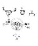 Genuine Mopar Steering Wheel Wiring 68087806AC. Fixed Price $125.35.